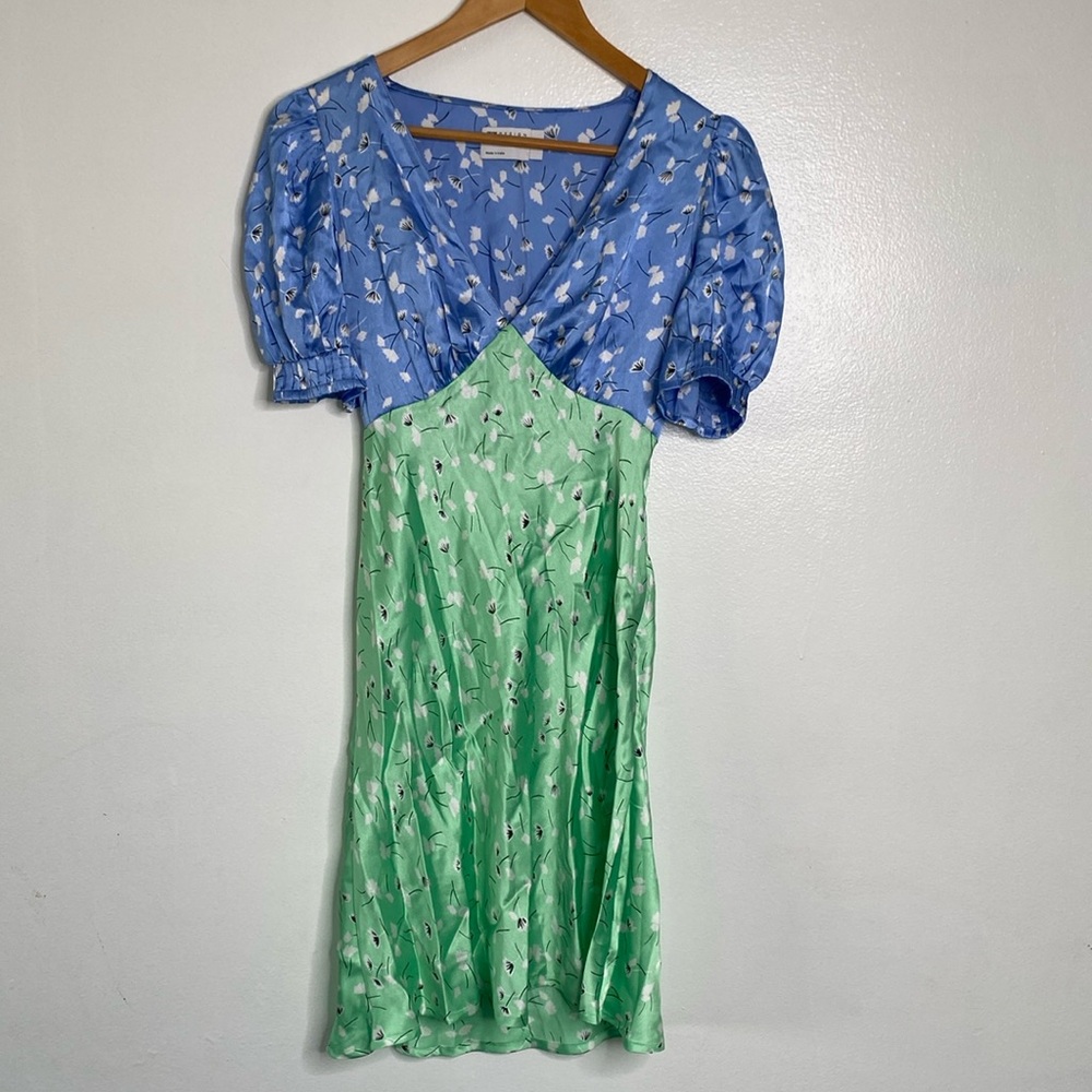 Satin summer dress